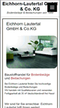 Mobile Screenshot of eichhorn-lautertal.de